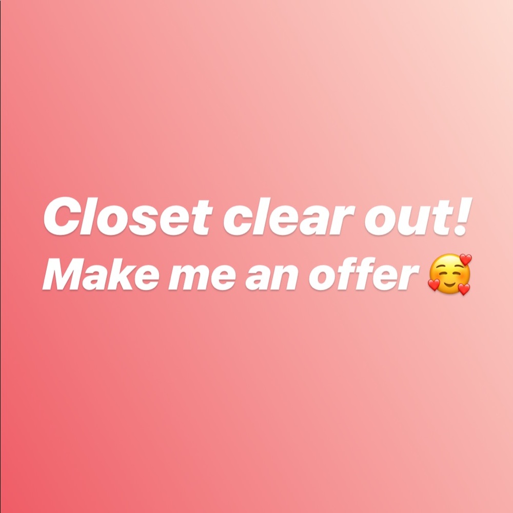 Everything must go!